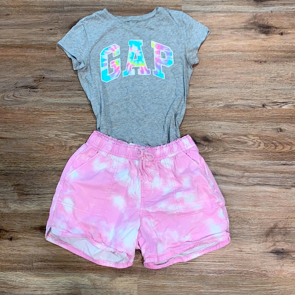 Tie-dye shorts